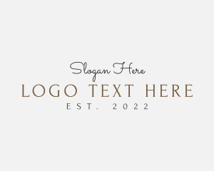Handwritten - Luxury Fashion Brand logo design