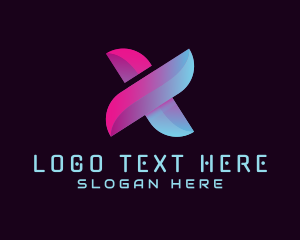 Digital - Digital Exchange Pinwheel logo design
