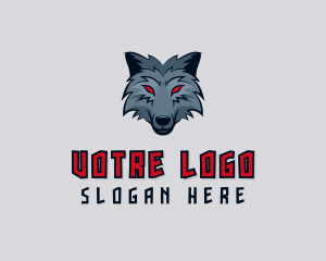 Wild Wolf Dog Logo