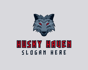 Wild Wolf Dog logo design