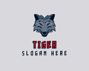 Gaming - Wild Wolf Dog logo design