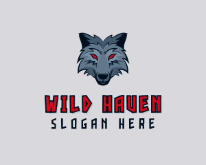 Wild Wolf Dog logo design