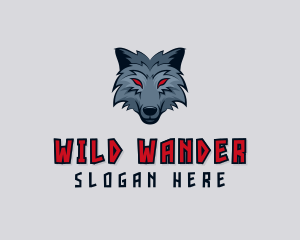 Wild Wolf Dog logo design