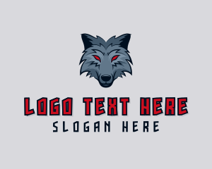 Wild Wolf Dog Logo