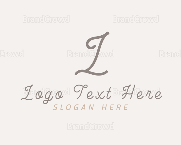 Elegant Script Business Logo