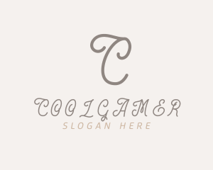 Cosmetics - Elegant Script Business logo design