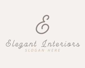 Elegant Script Business logo design