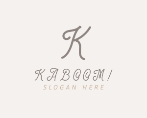 Shop - Elegant Script Business logo design
