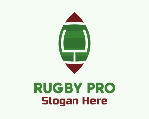 Rugby - Football Game Field logo design