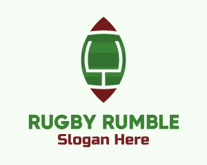 Rugby - Football Game Field logo design