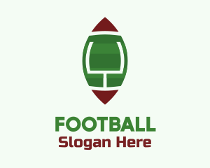 Football Game Field logo design