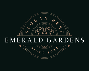 Garden Event Foliage logo design