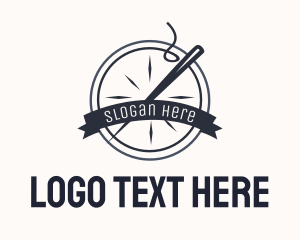 Boutique - Needle Thread Sewing Badge logo design