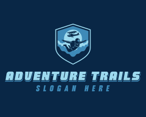 Extreme Skydiving Adventure logo design