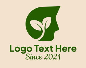 Cognitive Therapy - Leaf Mental Health logo design