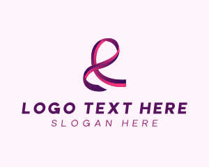 Firm - Gradient Fashion Ribbon logo design