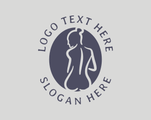 Erotic - Seductive Female Model logo design