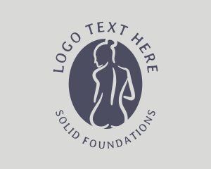 Seductive Female Model Logo