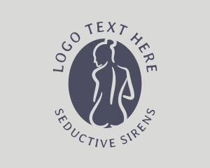 Seductive Female Model logo design