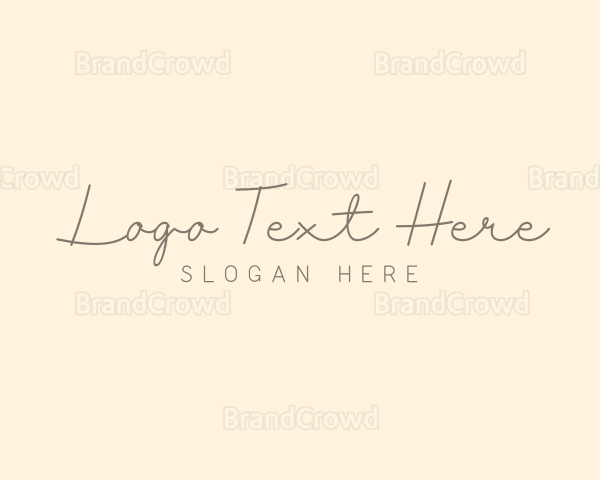 Script Business Firm Logo