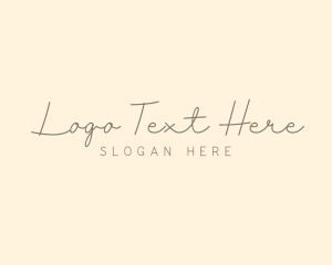 Wedding - Script Business Firm logo design