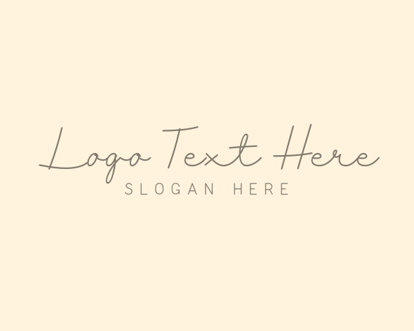 Makeup - Script Business Firm logo design