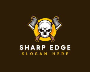 Skull Axe Gaming logo design