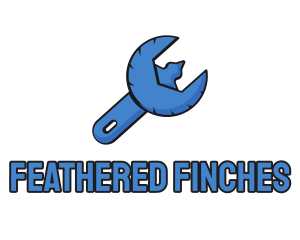 Eagle Mechanical Fix Spanner Wrench logo design