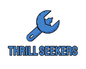 Eagle Mechanical Fix Spanner Wrench logo design