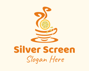 Tea - Hot Lemon Tea logo design