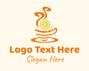 Hot - Hot Lemon Tea logo design