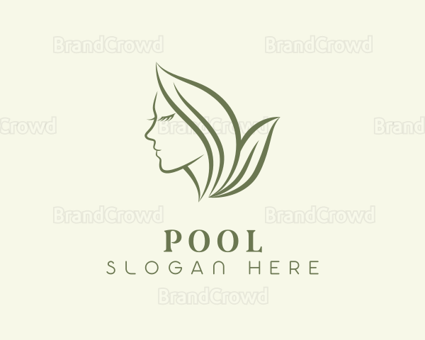 Beauty Woman Leaf Logo