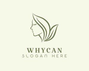 Beauty Woman Leaf Logo