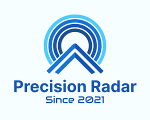 Radar - Blue Signal House logo design