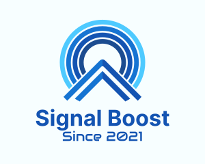 Blue Signal House  logo design