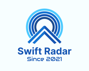 Radar - Blue Signal House logo design