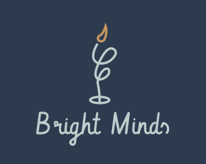 Home Decor - Meditation Spa Candle logo design