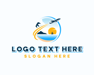 Plane - Travel Airplane Vacation logo design