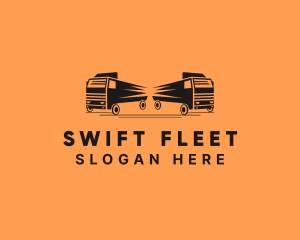 Transport Fleet Truck logo design