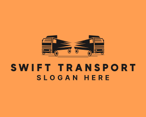 Transport Fleet Truck logo design