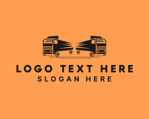Logistics - Transport Fleet Truck logo design