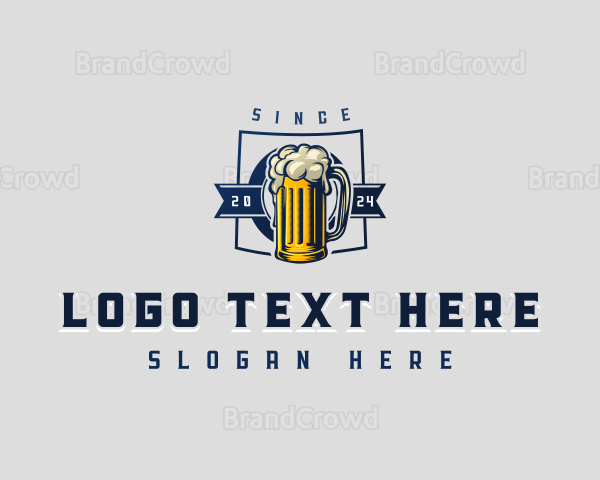 Beer Brewery Beverage Logo