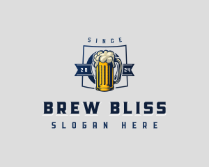 Beer Brewery Beverage logo design