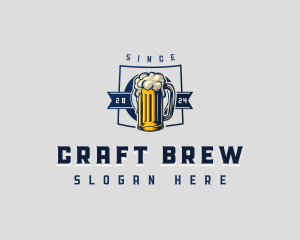 Beer Brewery Beverage logo design