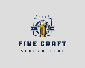 Beer Brewery Beverage logo design