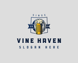 Beer Brewery Beverage logo design