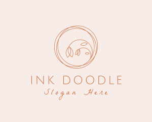 Scribble - Flower Scribble Spa logo design