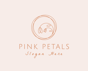 Flower Scribble Spa logo design