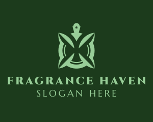 Green Leaves Fragrance logo design