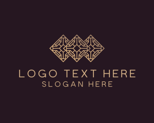 Tiling - Pattern Tiling Floor logo design